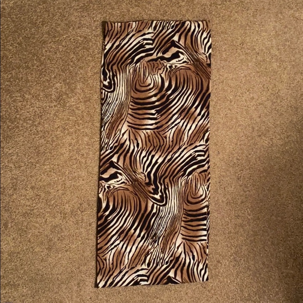 Infinity scarf!! Brown & black zebra print. New.